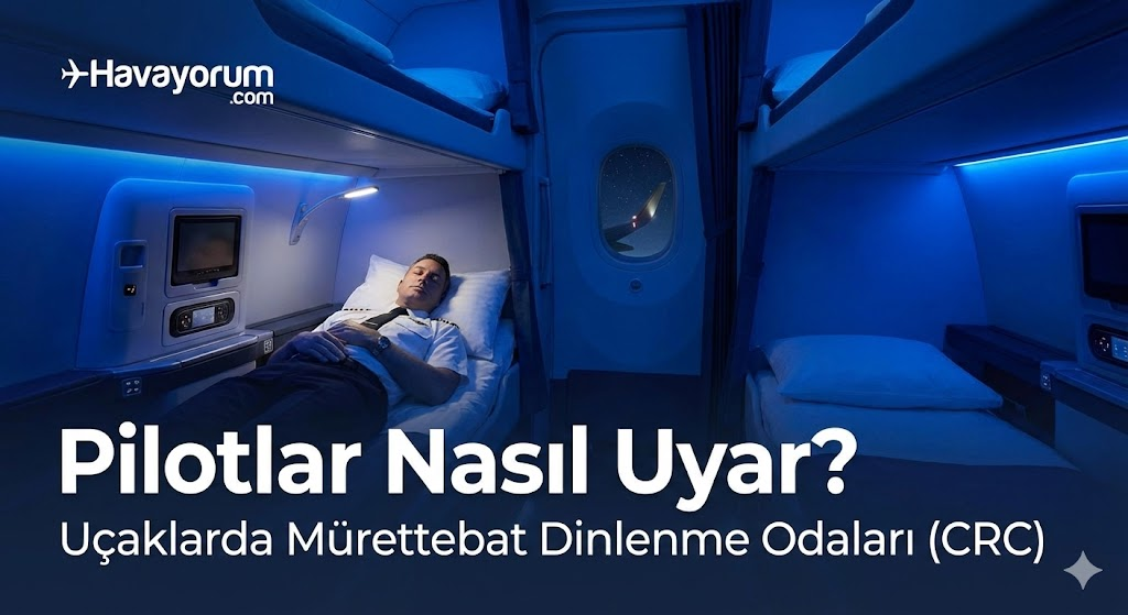 Pilotlar Nasıl Uyur? Uçaklarda Mürettebat Dinlenme Odaları (CRC)