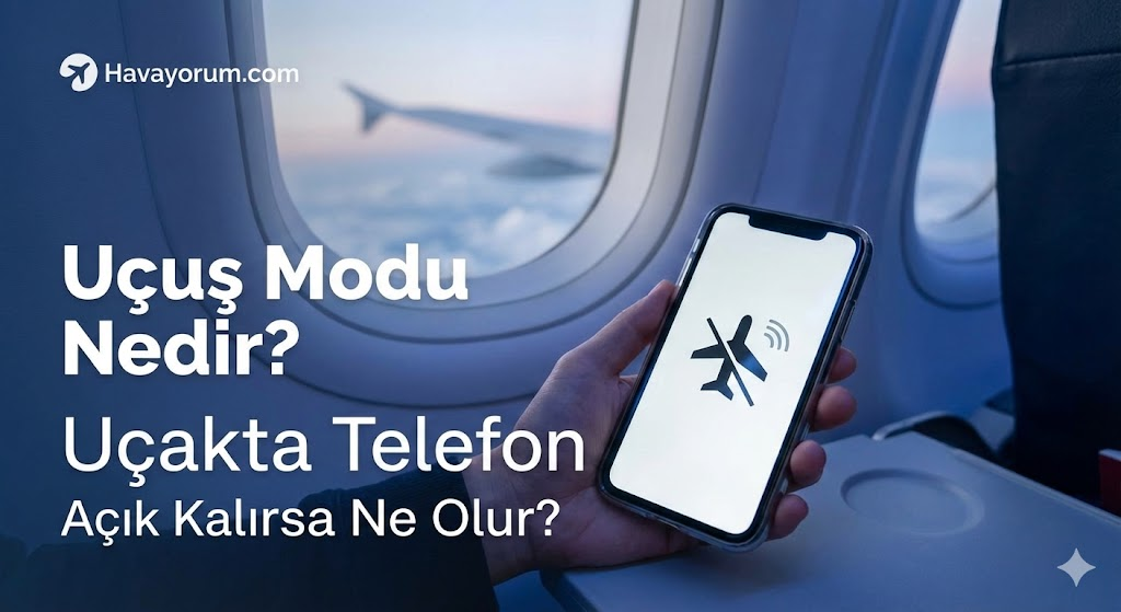 Uçuş Modu Nedir? Uçakta Telefon Açık Kalırsa Ne Olur?
