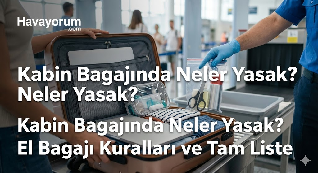 Kabin Bagajında Neler Yasak? El Bagajı Kuralları ve Tam Liste