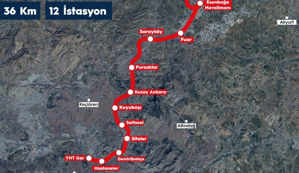 Esenboğa Havalimanı Metrosu’nda ilk kazma 2026’da vurulacak