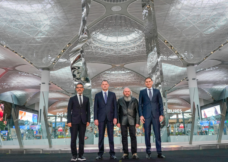 İGA İstanbul Havalimanı'nda Dev Heykelin Yaratım Süreci Sergileniyor