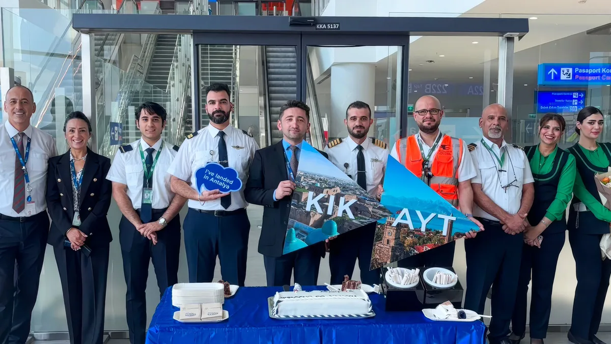 Irak Hava Yolları'ndan Kerkük-Antalya Direkt Seferleri Başladı