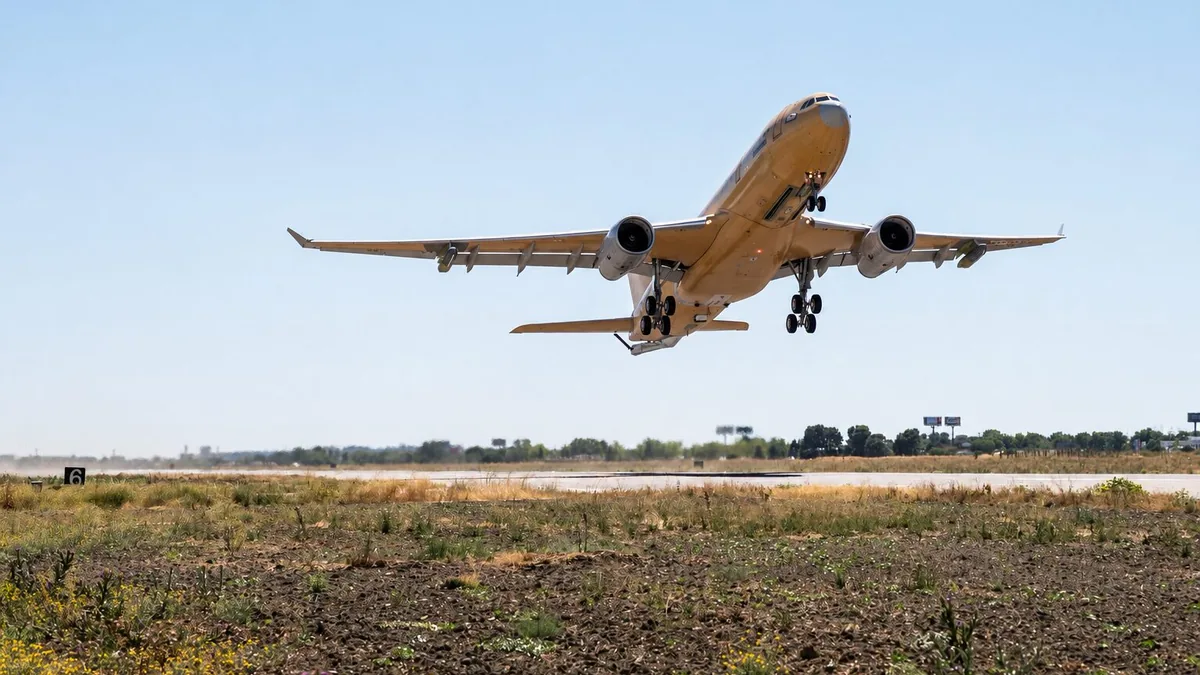 Kanada'nın İlk Yeni Üretim CC-330 Husky Tankeri İlk Uçuşunu Yaptı