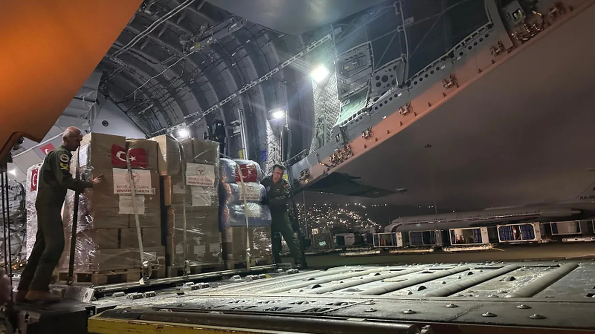 TSK'dan Venezuela Depremzedelerine A400M İle İnsani Yardım Köprüsü