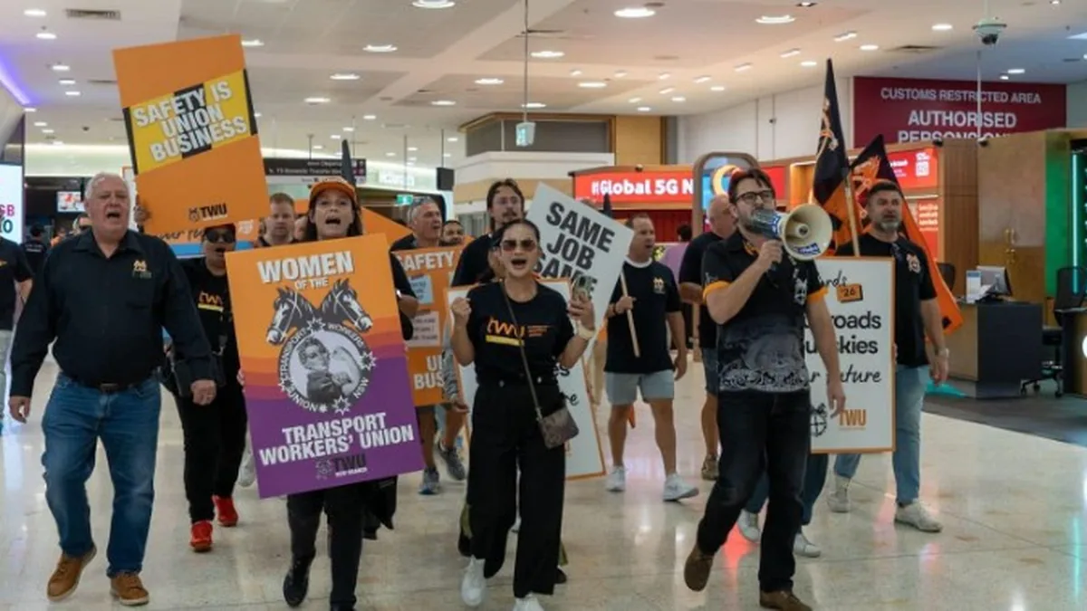 Qantas Yer Hizmetleri Devri: Havalimanlarında Protesto Dalgası