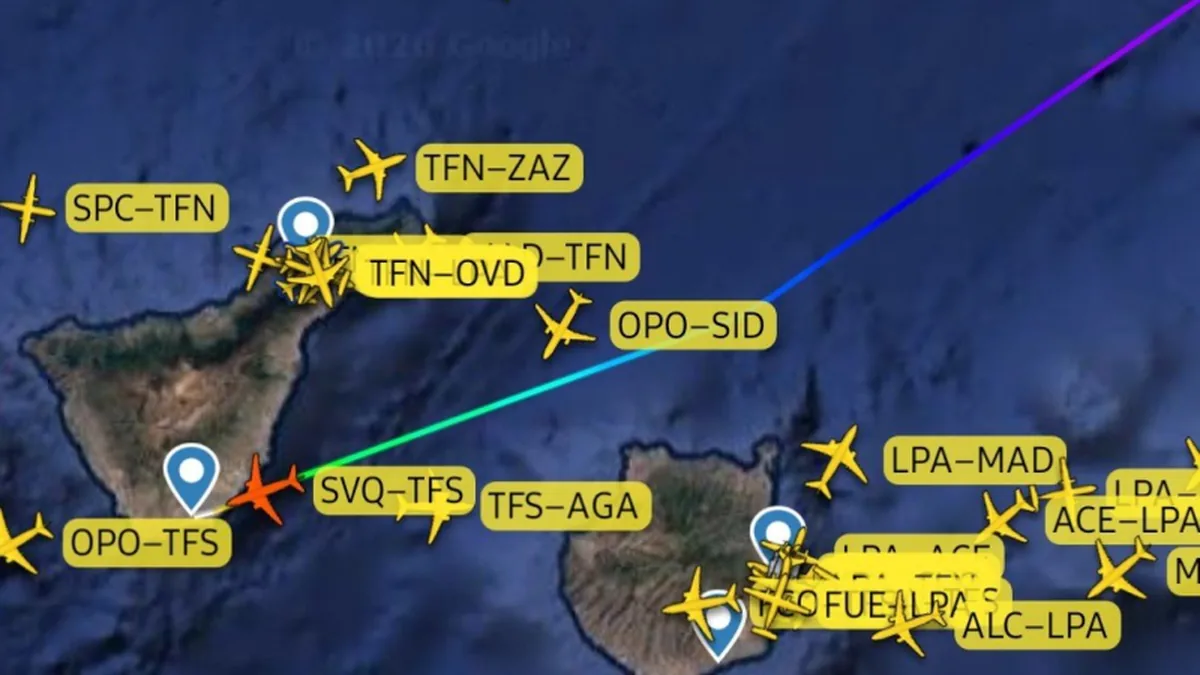 Ryanair Uçağı, Yolcu Rahatsızlığı Nedeniyle Tenerife'ye Öncelikli İniş Yaptı