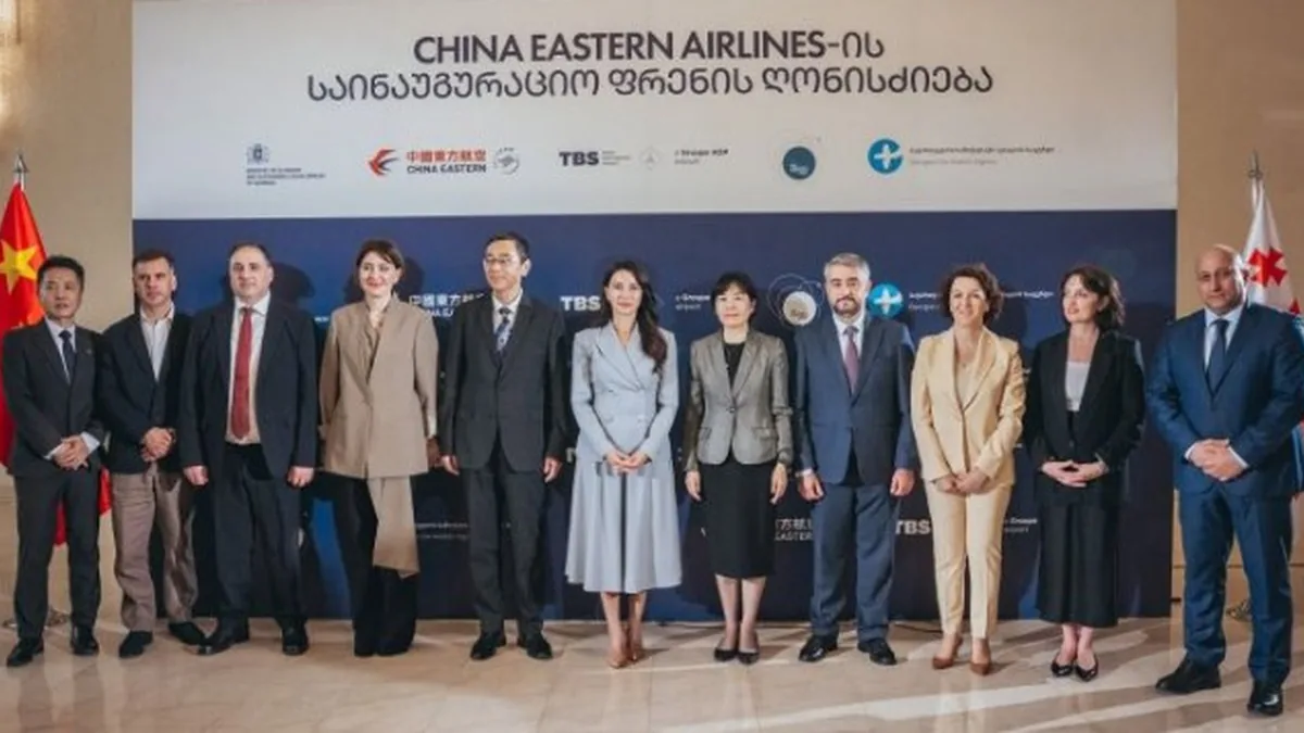 China Eastern, Tiflis-Şanghay Direkt Uçuşlarına Başladı