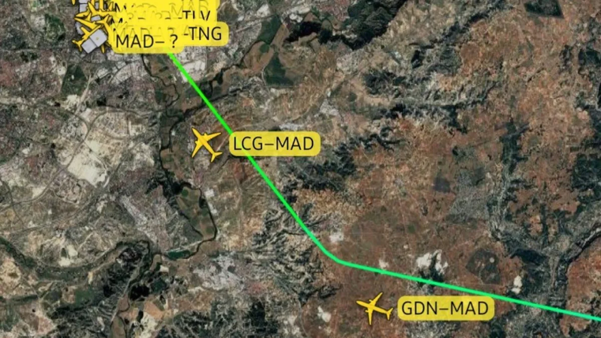 Madrid Barajas'ta Motor Arızası Şüphesiyle Acil İniş
