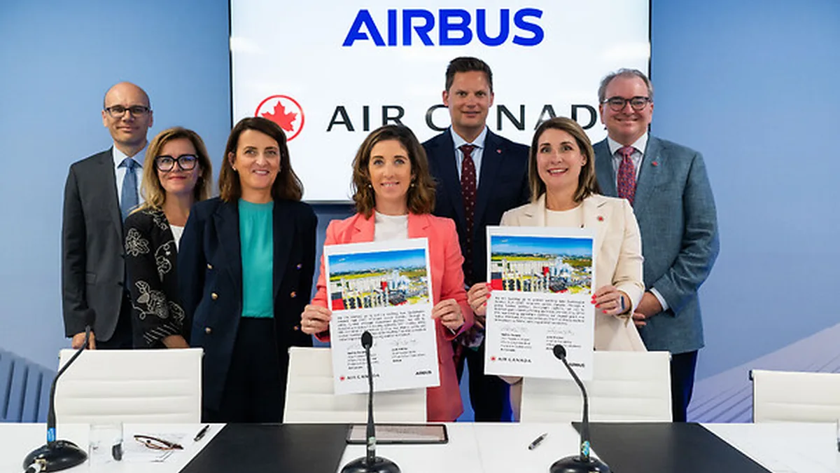 Air Canada ve Airbus'tan Kanada'da Sürdürülebilir Yakıt Hamlesi