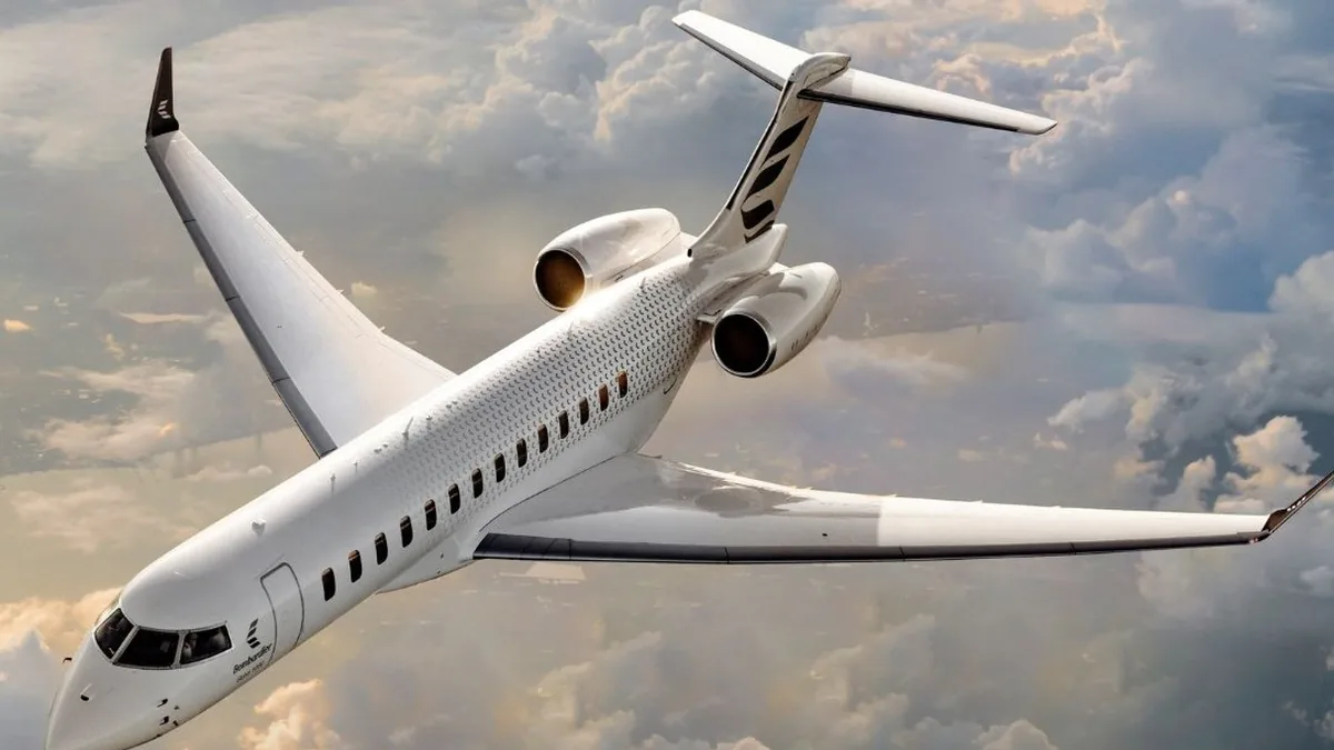 Bombardier Global 8000, Los Angeles-Farnborough Hattında Hız Rekoru Kırdı
