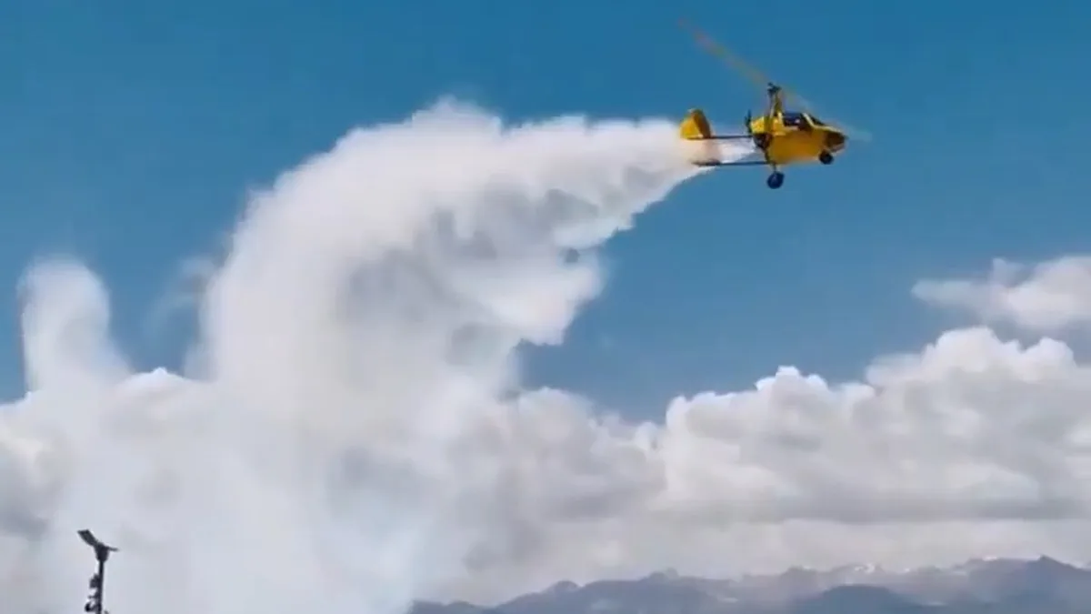 Çin'de Gezi Gyroplane'i Düştü: İki Turist Yaralandı