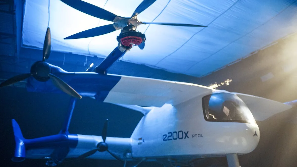 Hintli The ePlane Company, e200X eVTOL'u Tanıttı ve Sağlık Sektörüne Odaklandı
