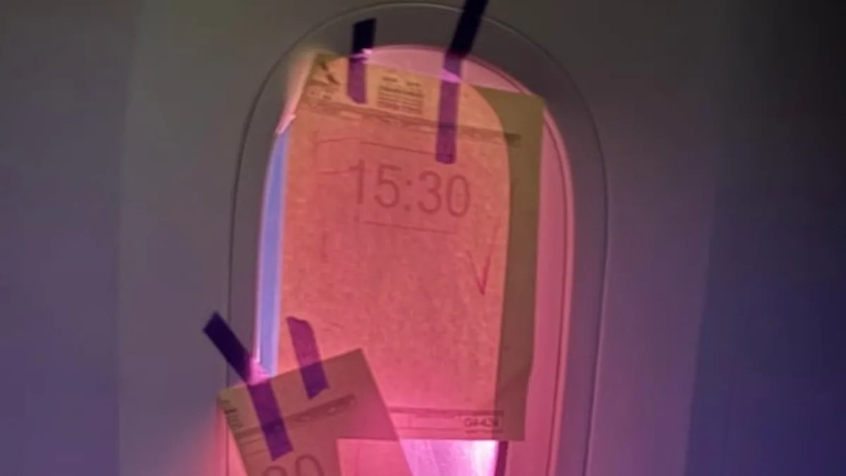 American Airlines 787'de Arızalı Pencere Perdesi Krizi