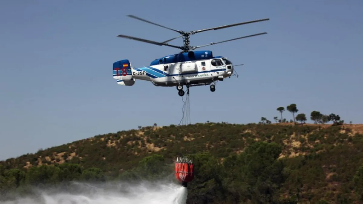 İspanya'nın Yangınla Mücadelesi: Rus Helikopterleri Yaptırımlara Takıldı