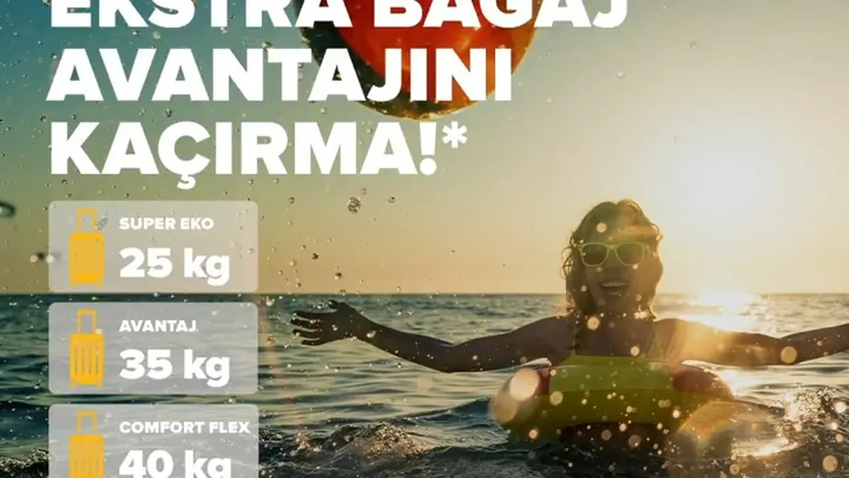 Pegasus'tan Yurt Dışı Uçuşlarına Özel Artırılmış Bagaj Kampanyası