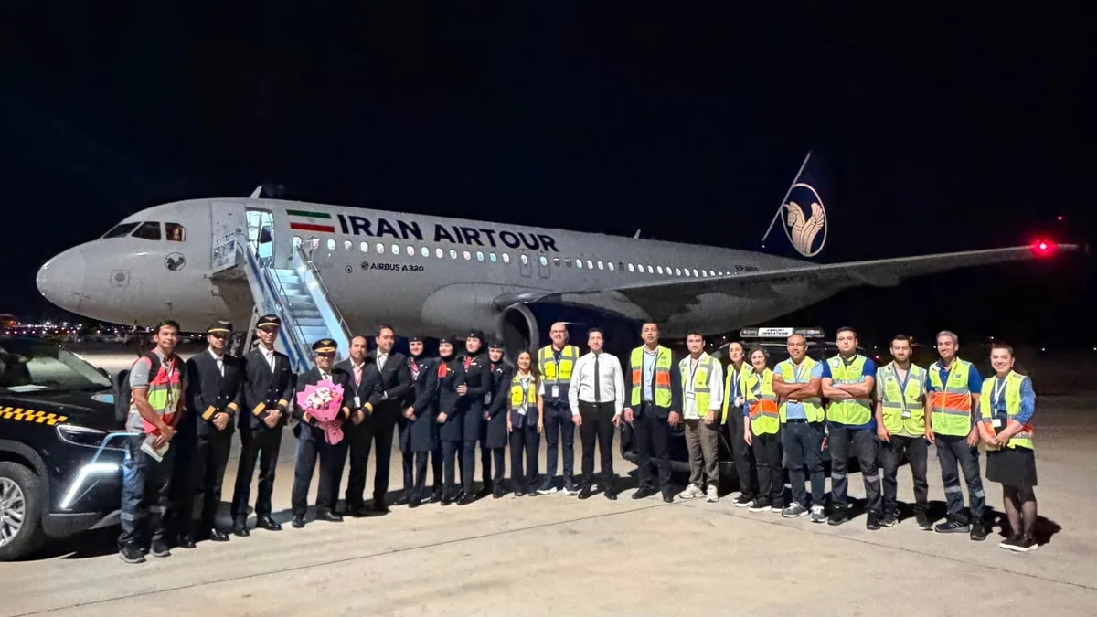 Iran Airtour'dan Isparta'ya İlk Sefer: Akdeniz Turizmine Yeni Kapı