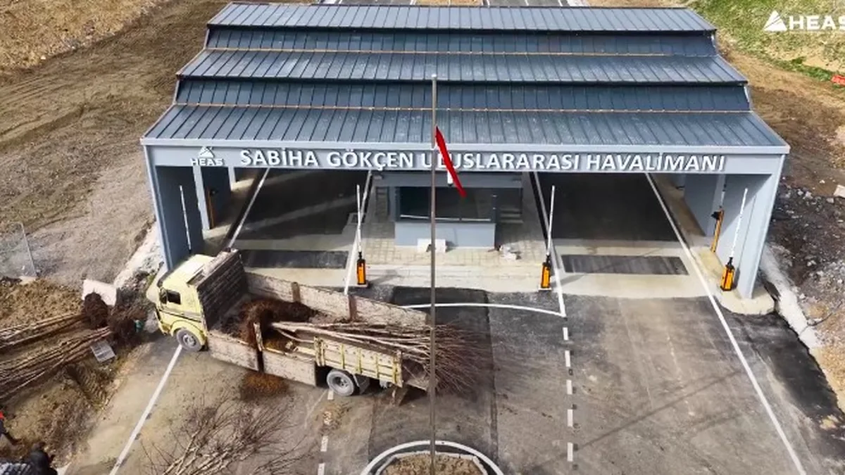 Sabiha Gökçen'de Yol Genişletme İçin 65 Ağaç Nakledildi