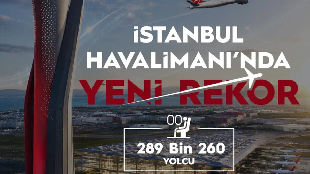 İstanbul Havalimanı'ndan Avrupa Rekoru: Günlük Yolcu Sayısında Zirve