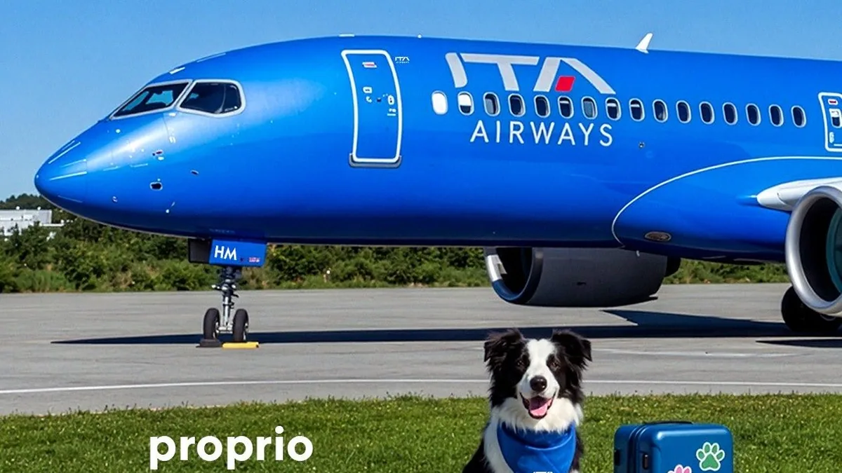 ITA Airways'ten İç Hatlarda Büyük Köpekler İçin Yeni Kabin Uygulaması