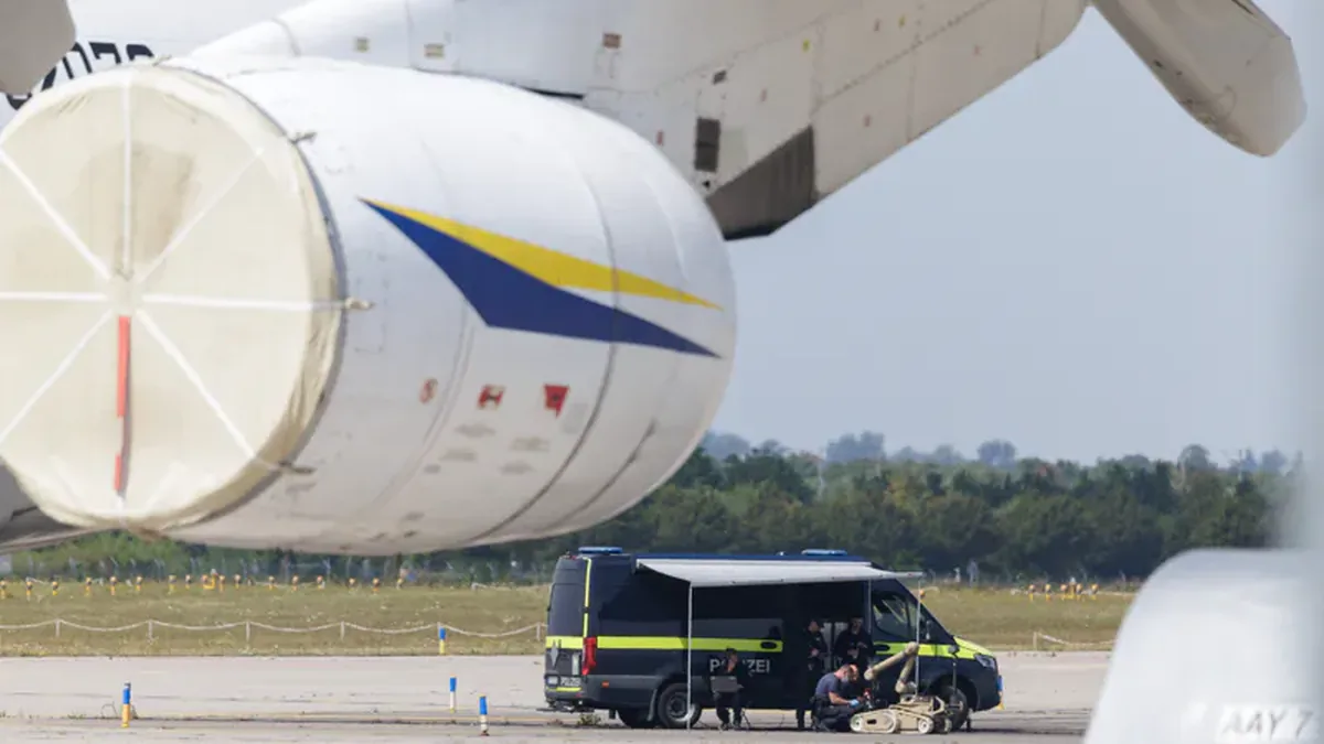 Leipzig/Halle Havalimanı'nda Patlayıcı Düzenekli Drone Alarmı