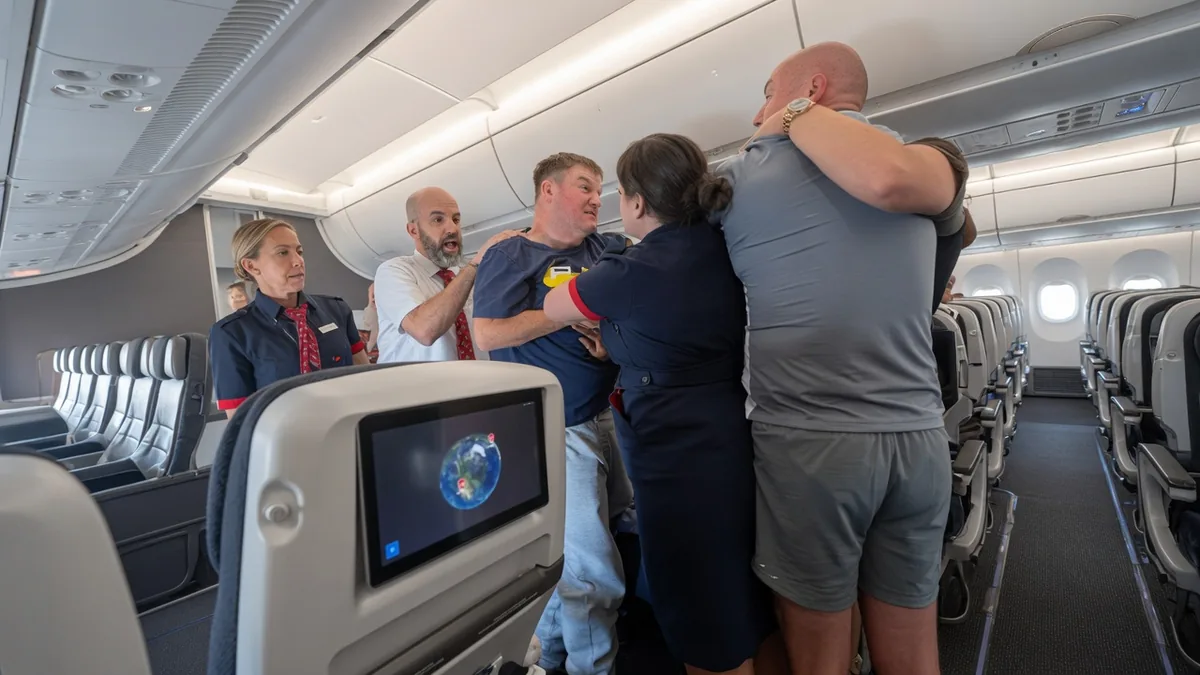 British Airways Uçuşunda Olay Çıkaran Yolcu Kelepçelendi