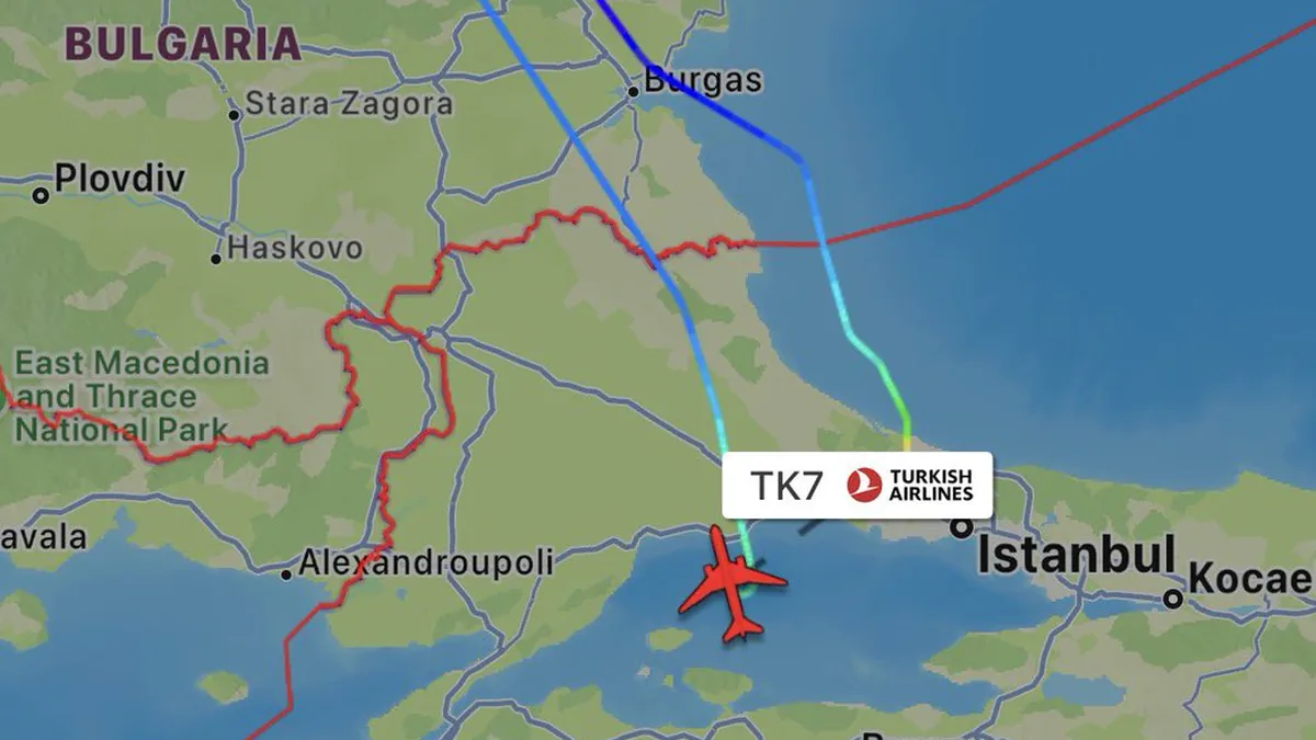 THY'nin Washington Seferi Acil Durumla İstanbul'a Döndü