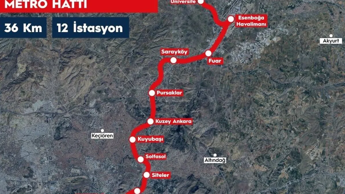Fernas-Tekfen Ortaklığı, Esenboğa Havalimanı Raylı Sistem İhalesini Kazandı