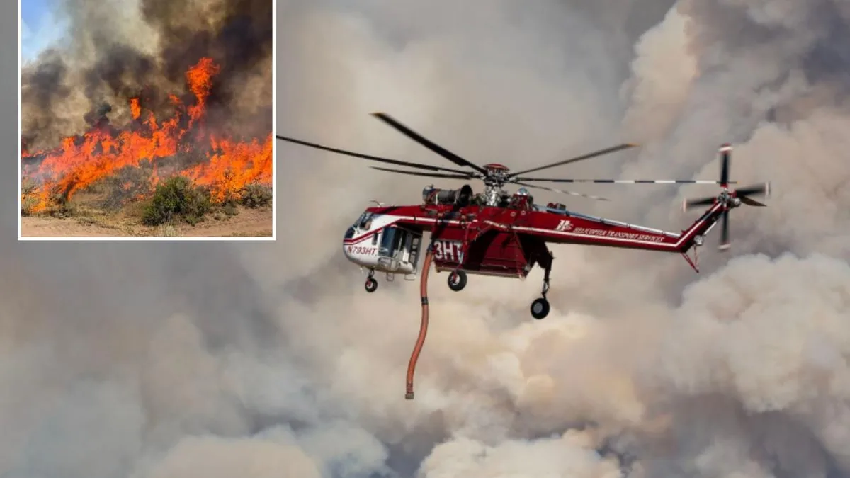 Utah'ta Yangın Söndürme Helikopteri Düştü: İki Pilot Hayatını Kaybetti