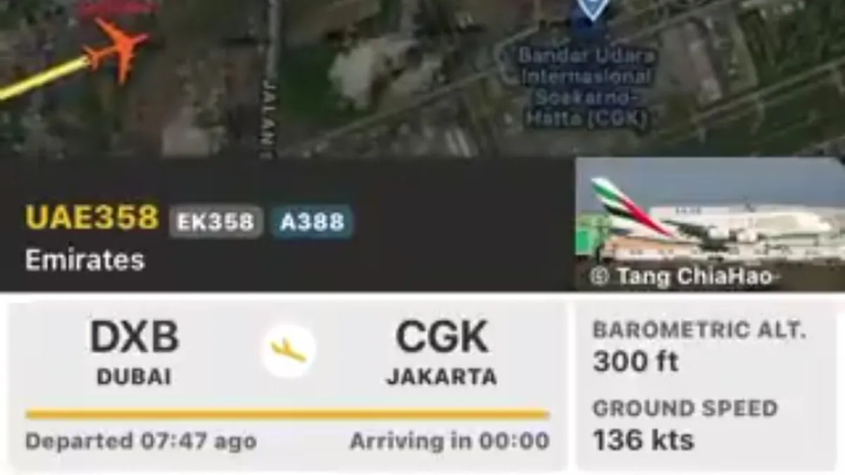 Emirates A380'in Jakarta Ziyareti Havacılık Meraklılarını Harekete Geçirdi