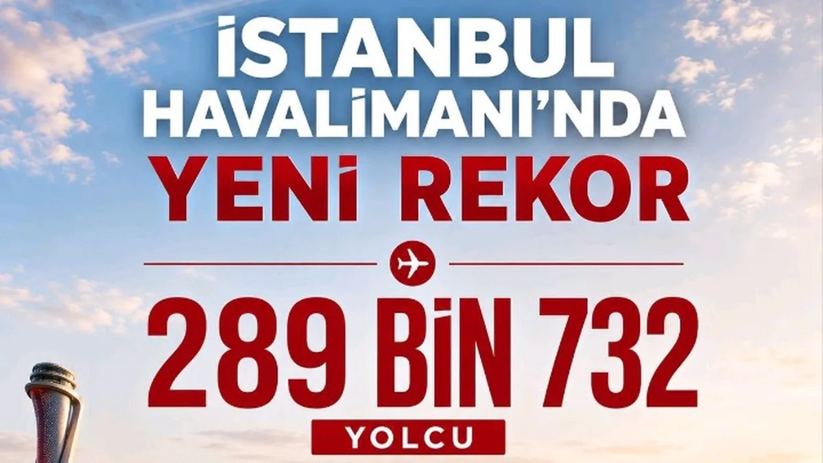 İstanbul Havalimanı'nda Tüm Zamanların Günlük Yolcu Rekoru Kırıldı