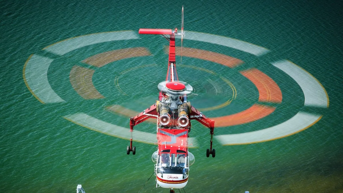 Utah'ta Yangınla Mücadele Eden S-64 Skycrane Düştü: İki Pilot Hayatını Kaybetti