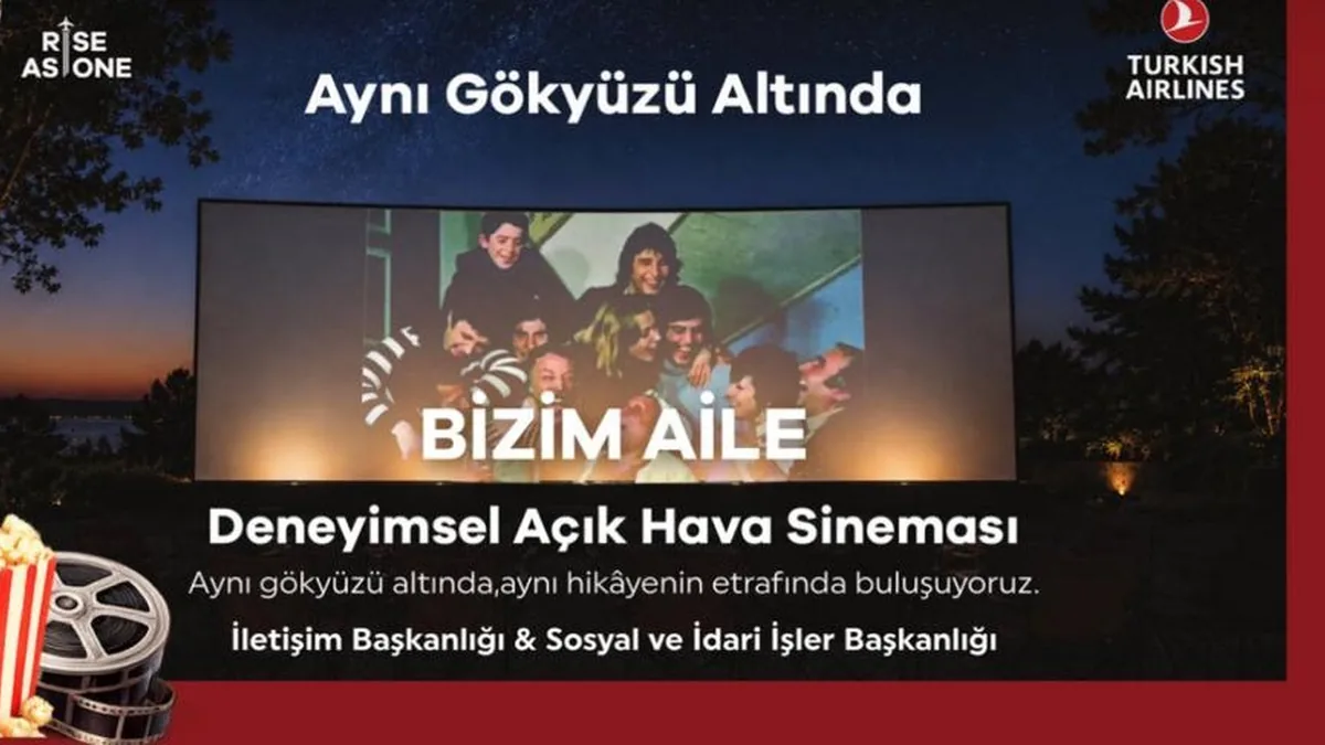 THY Çalışanlarına Özel 'Aynı Gökyüzü Altında' Açık Hava Sineması