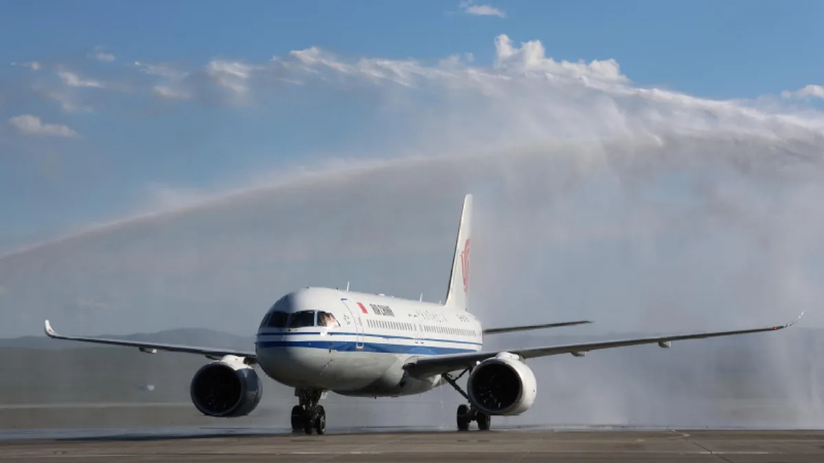Çin Yapımı C919, Uluslararası Gökyüzünde: İlk Sefer Moğolistan'a