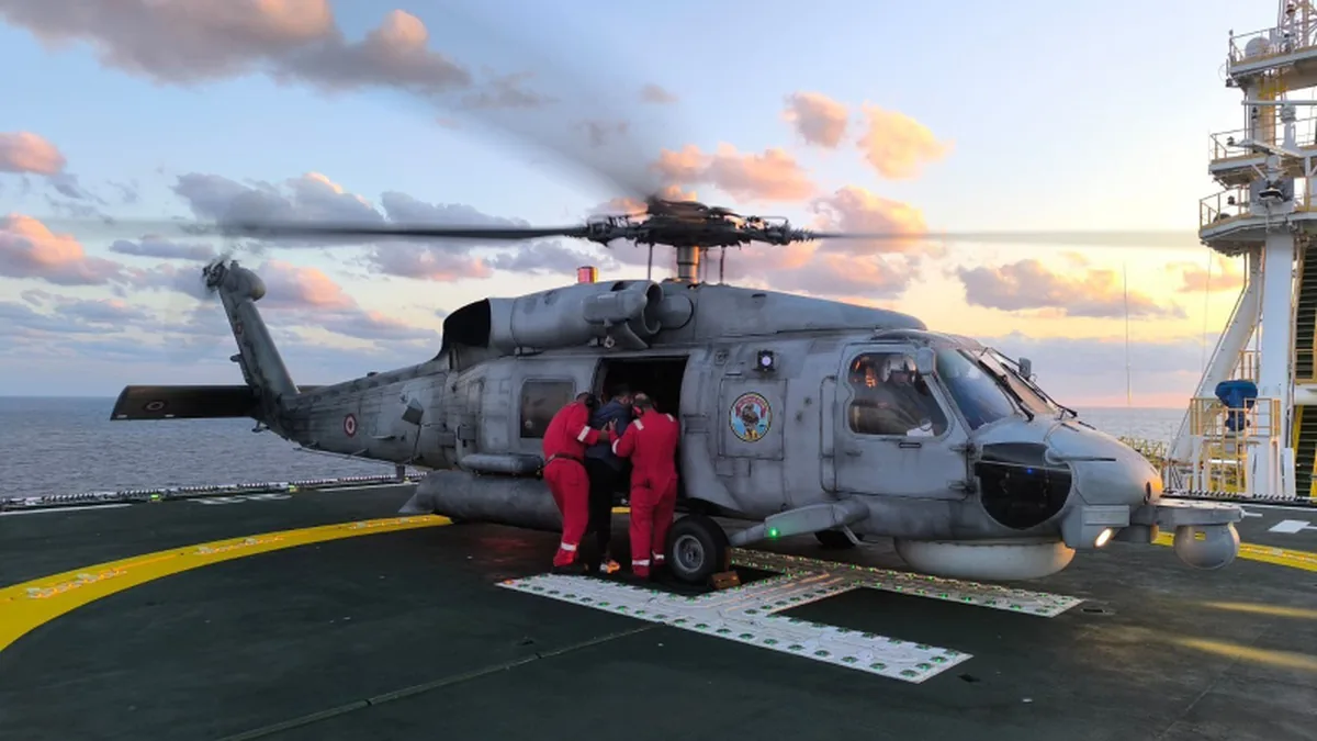 Karadeniz'deki Fatih Sondaj Gemisinde İş Kazası: Helikopterli Tahliye