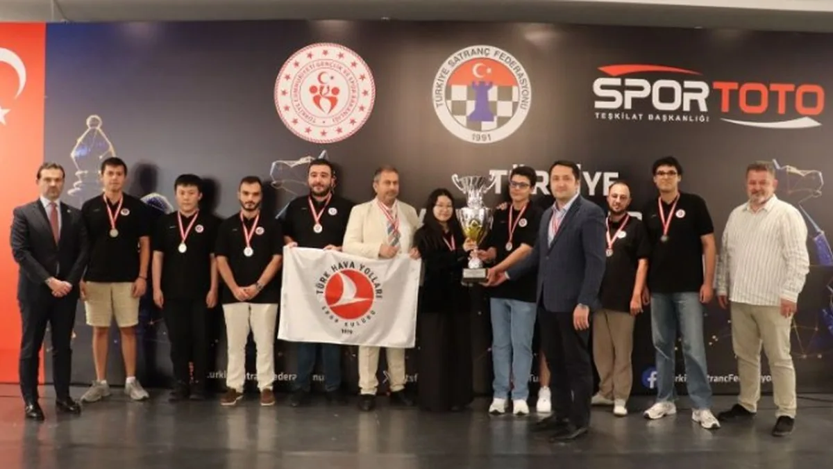 THY Spor Kulübü Satranç Şampiyonasında Türkiye İkincisi Oldu