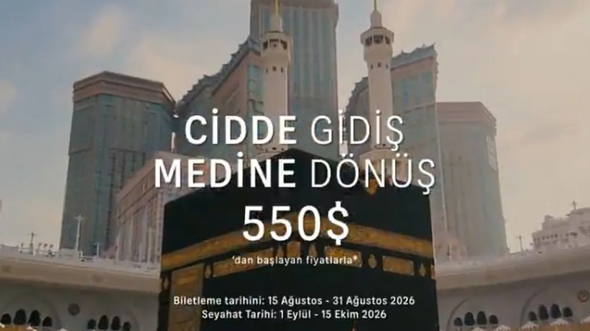 THY'den Umre Yolcularına Özel Kampanya: Biletleme Son Tarihi 31 Ağustos