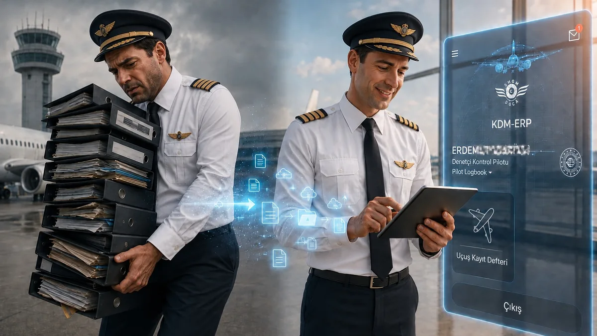 SHGM'den Pilot Uçuş Kayıt Defterlerine Dijital Dönüşüm Hamlesi