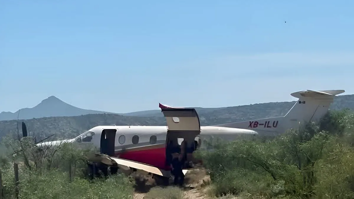 Meksika'da Pilatus PC-12 Acil İnişte Pistten Çıktı
