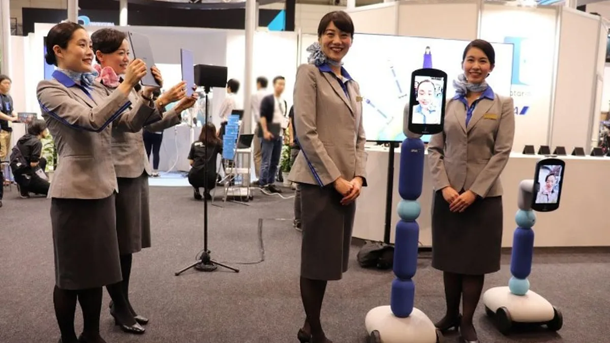 ANA ve avatarin'den Japon Havalimanlarına Robot Destekli Uzaktan Hizmet