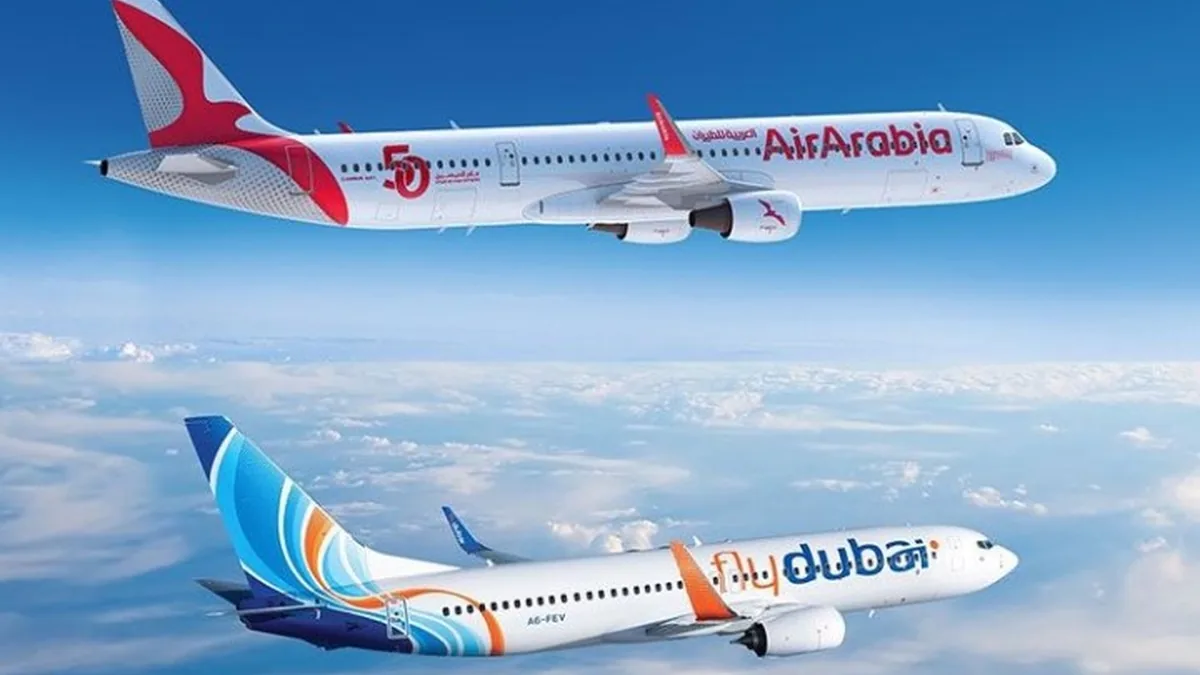 Flydubai ve Air Arabia, İran Hava Sahasının Doğu Koridoruna Dönüyor