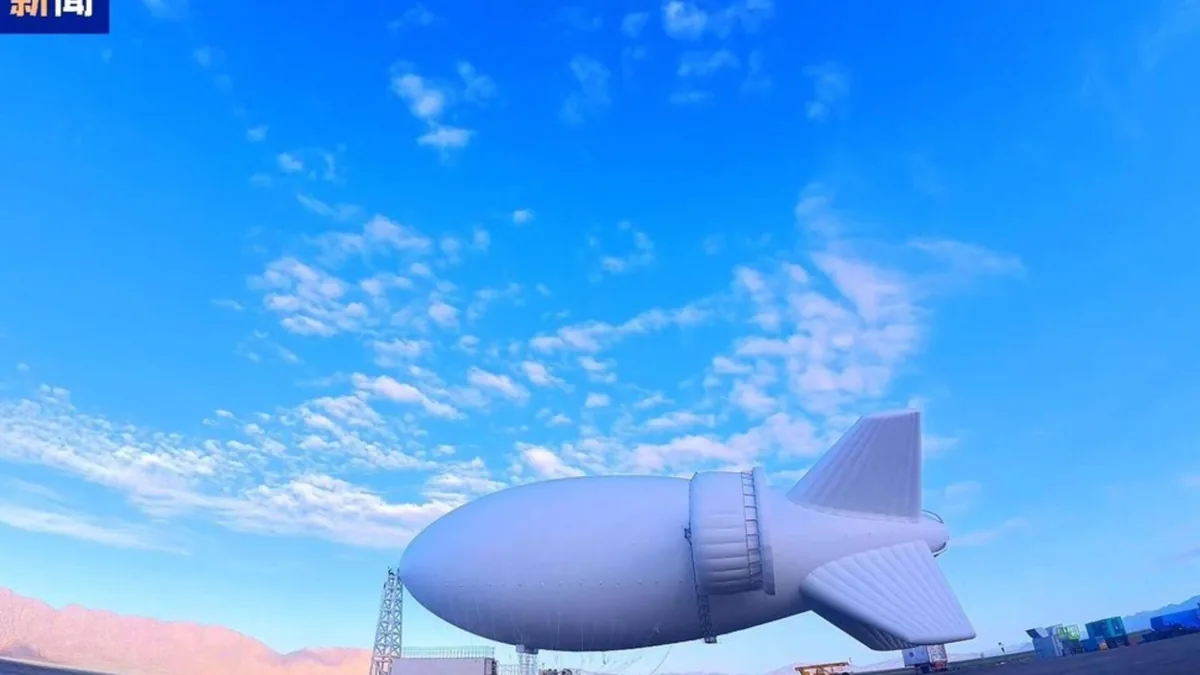 Çin'in S4000 Havadan Rüzgar Türbini 4.000 Metre İrtifa Testini Başarıyla Tamamladı