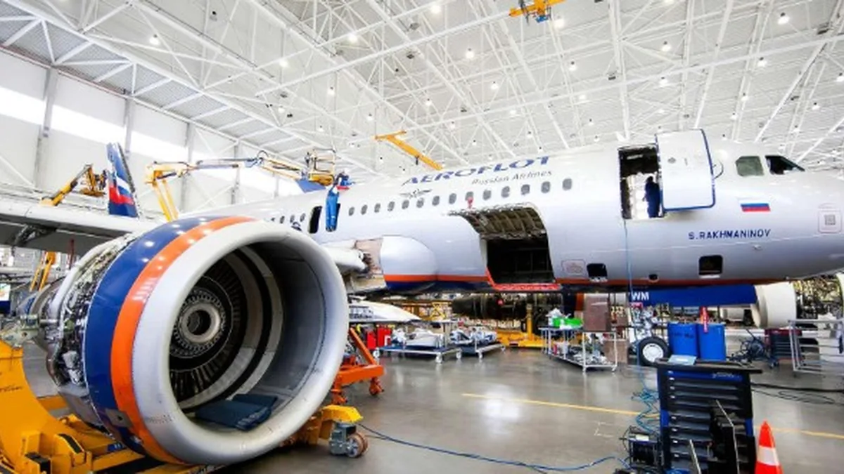 Aeroflot'un 34 Milyon Dolarlık Motor Bakım Projesi Durduruldu