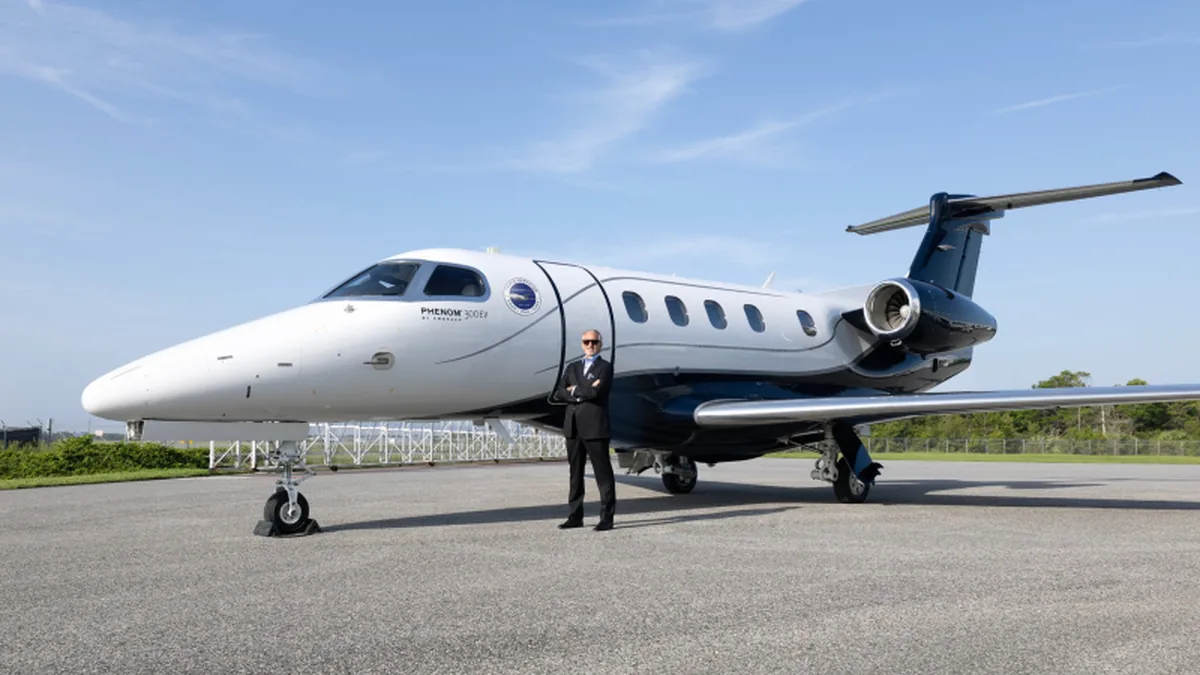 Embraer Phenom 300EV, Otomatik İniş Sistemiyle Üçlü Sertifikasyon Aldı