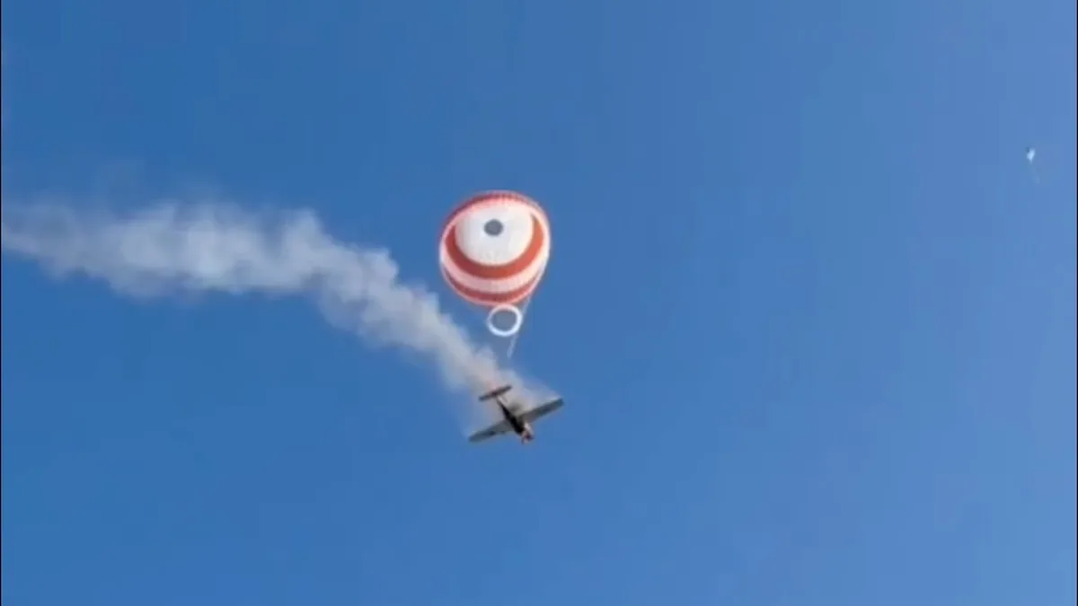 Uçuşta Alev Alan Cirrus SR22 Paraşütle İndi: Pilot Kurtuldu