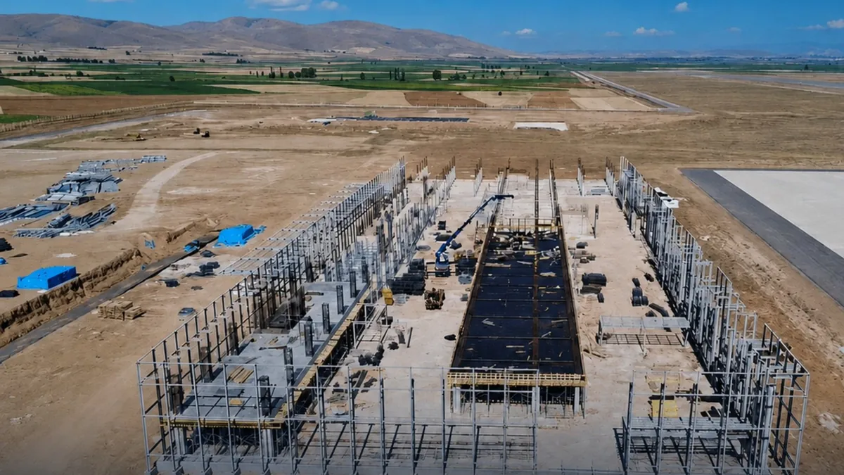 Gümüşhane-Bayburt Havalimanı İnşaatında Feci İş Kazası