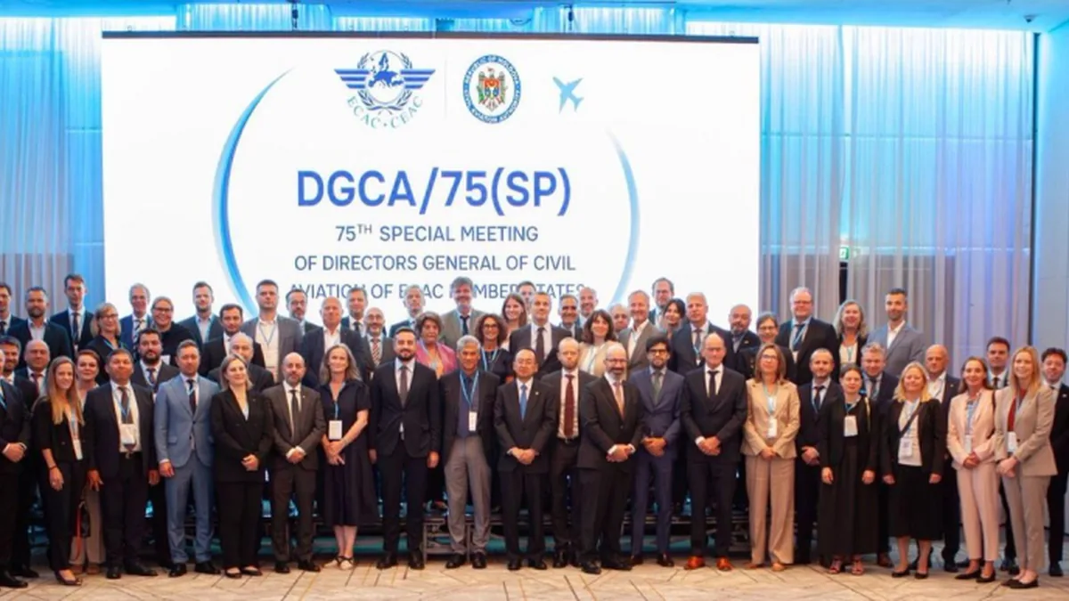 ECAC Genel Müdürleri Kişinev'de Havacılığın Geleceğini Masaya Yatırdı