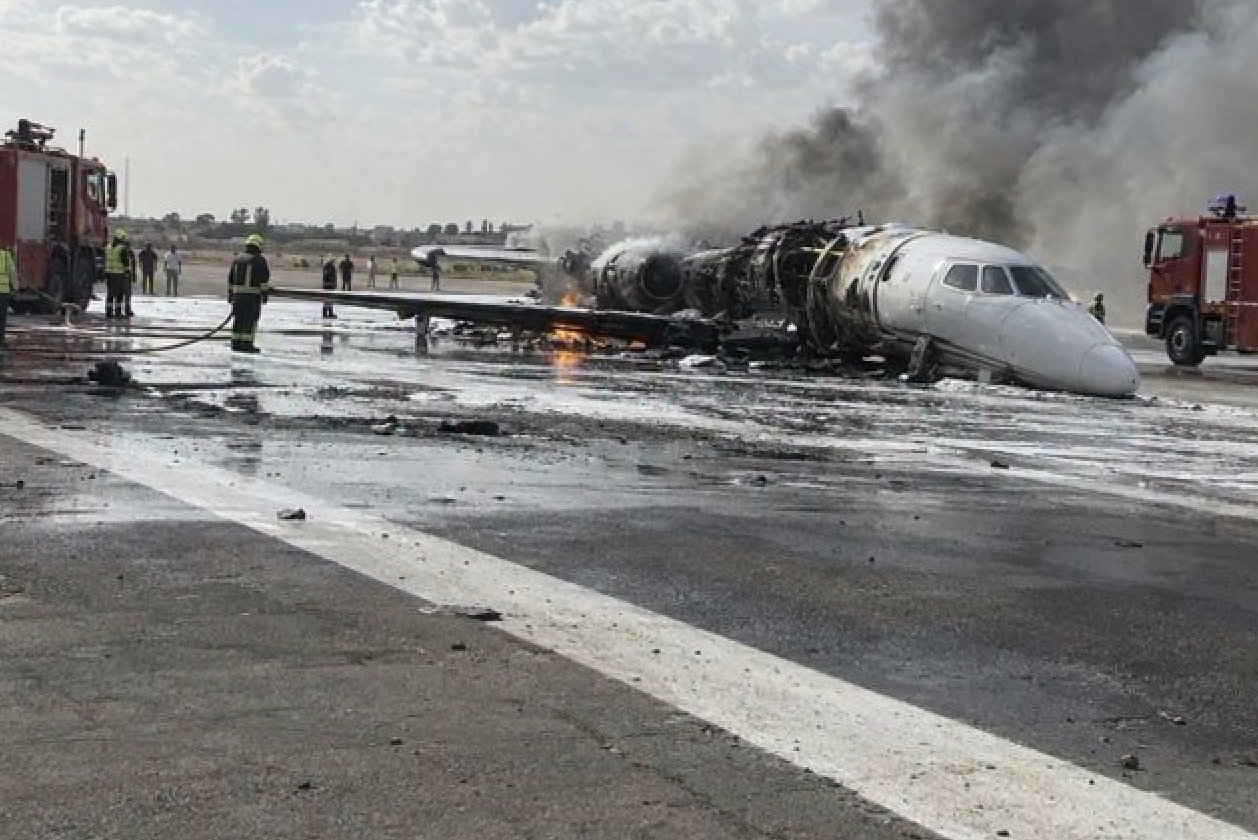 Hamdi Akın’ın özel jeti Libya’da düştü!