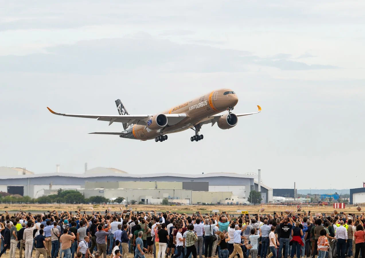 Airbus A350F Kargo Uçağı İlk Uçuşunu Başarıyla Tamamladı