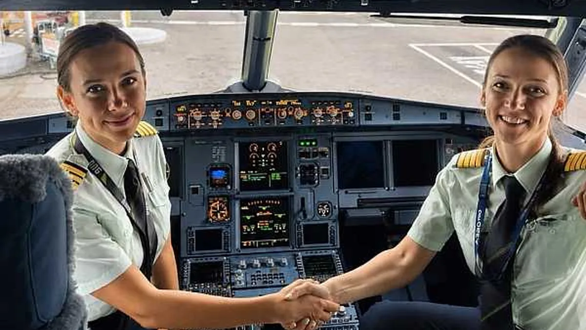 S7 Airlines'ta Tarihi An: Kadın Kaptanlar Aynı A320'yi Uçurdu