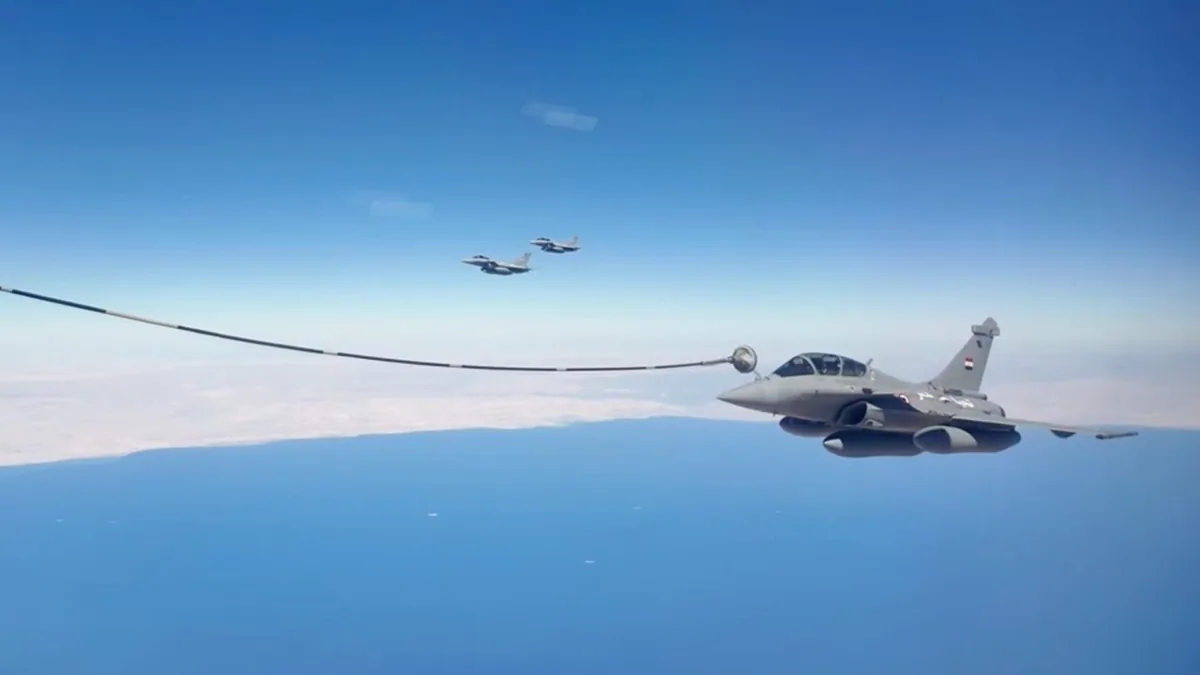 Çin YY-20 Tankeri, Mısır Rafale'sine İlk Kez Yakıt İkmali Yaptı